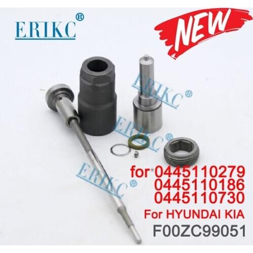 F00ZC99051 Injection Repair Kit Valve F00VC01033 Nozzle DLLA156P1368 For HYUNDAI 33800-4A100 0445110279 0445110186 0445110730