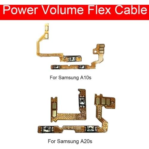 ON / OFF Power & Volume Flex Cable For Samsung Galaxy A10S A107 A20S A207 Power Button & Volume Control Side Keypad Flex Ribbon