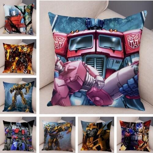 Classic Movie Pillowcase Cushion Cover for Sofa Home Car Decor Cartoon Anime Pillow Case Super Soft Short Plush 45x45cm