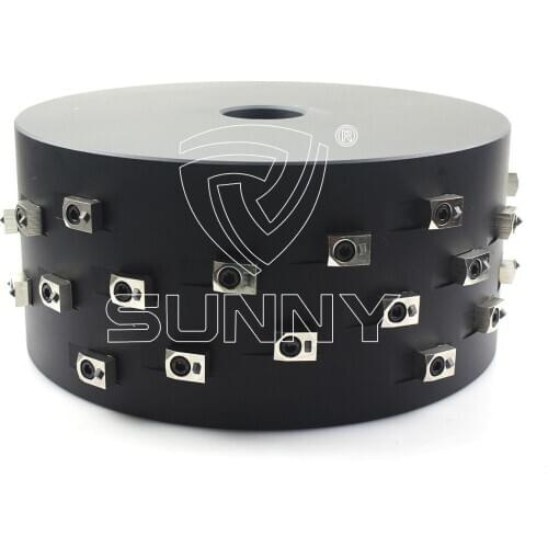 Scratching carbide tungsten bush hammer for granite (bridge cutter)