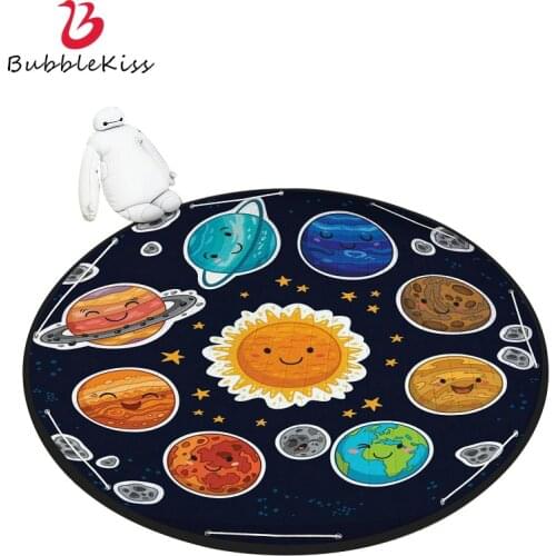 Bubble Kiss Carpets For Living Room New Cartoon Quilted Childrens Bedroom Crawling Game Toy Rugs Thickened Comfort Picnic Mat