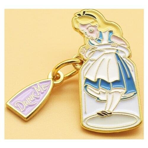 Beautiful Girl Enamel Pins Funny Cartoon Game Movie Novel Metal Badge Women Fashion Jewelry Gift Brooch