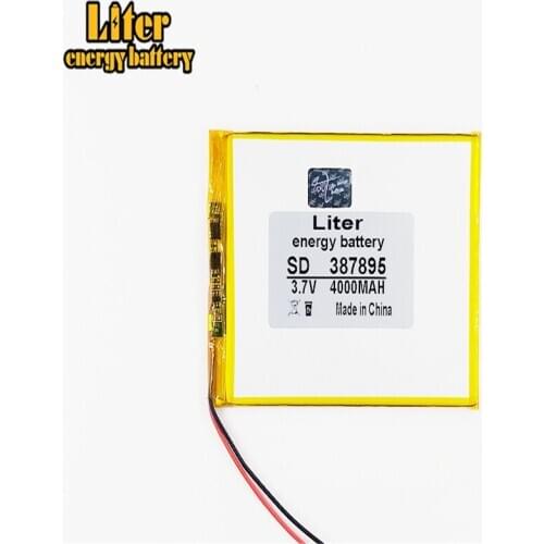 Best battery brand The New Battery 387895 4000mAH Li-ion Tablet pc battery For 7,8,9 inch tablet PC 3.7V Polymer lithiumio