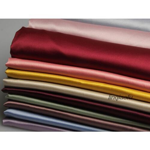 Matte satin stretch clothing fabric, shirt dress satin simulation silk satin fabric