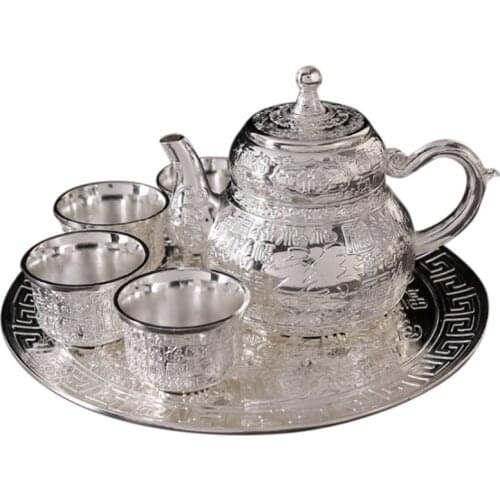 HOT-Tea Cup Set Chinese Tea Set Creative Business Tea Set Event Souvenir Gift Kung Fu Teapot and Cup Tea Service Tools Mug