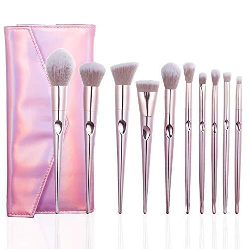 Professional 10Pcs Makeup Brush Set Eye Shadow Eyebrow Sculpting Power Brushes Facial Cosmetic Brushes Makeup