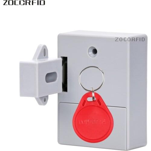 Invisible Sensor Lock 125KHZ EMID IC Card Drawer Digital Cabinet Intelligent Electronic Locks For Wardrobe Furniture Hardware