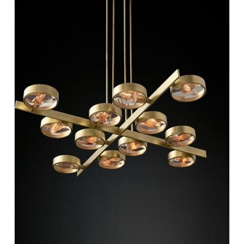 Nordic glass ball lighting dining room led light ventilador de techo living room decoration lamparas de techo