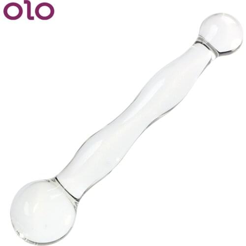 OLO Anal Plug Butt Plug Dildos Massage Sex Products Sex Toys for Men Women Anal Sex Toys Female Masturbation Glass