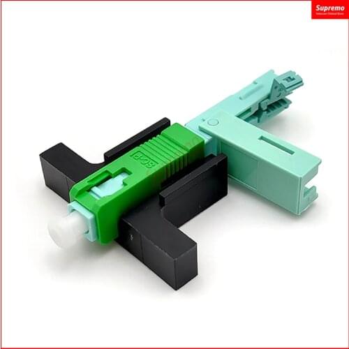 Origin Unikit SC APC Fast Connector Single-Mode Connector FTTH Tool Cold Connector Tool Fiber Optic Fast Connnector 53mm