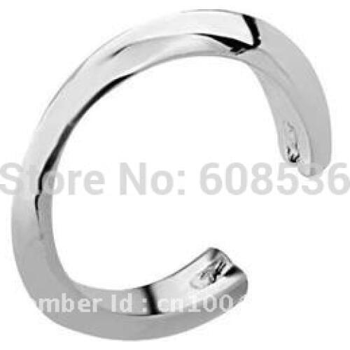 Directly factory price,Outstanding quality. S925 Silver color Jewelry jewelry ,Heart-shaped open ring jewelry R030