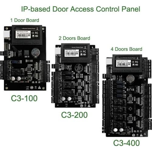 C3-100 C3-200 C3-400 IP-based Door Access Control Board Wiegand Access Control Panel ZK Door Access Control System