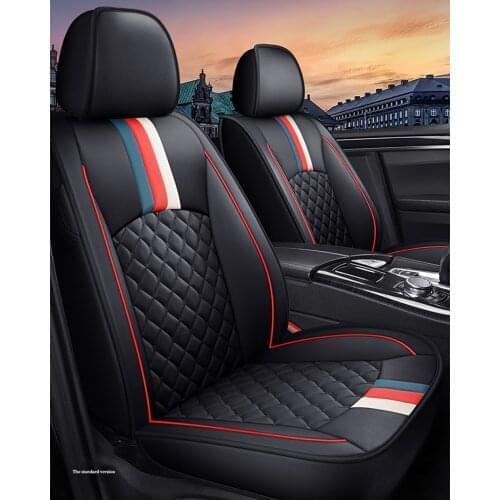 HeXinYan Leather Universal Car Seat covers for Isuzu all models D-MAX mu-X 5 seats auto accessories car styling