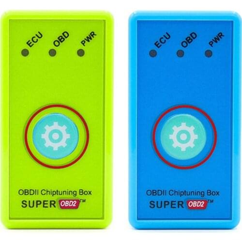 Car Fuel Saver Chip Petrol Tuning Box Tool Gasoline Economy Saving More Power SUPER/ECO OBD2 Chiptuning Box Dropshipping 2021