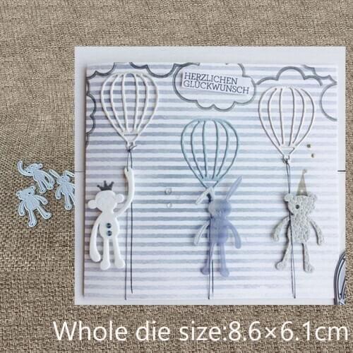 New Design Craft Metal Cutting Die cut dies monkey bunny bear animals scrapbook Album Paper Card Craft Embossing die cuts