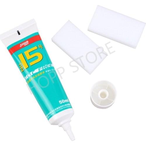 1pcs DHS professional glue no.15 voc-free 50ml water glue gum for table tennis rackets ping pong accseeories