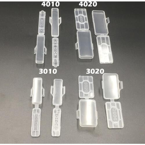 100pcs3010 30*10mm 4010 40x10mm 40*10 4020 40x20mm 40*20 Transparent Clear Waterproof Wire Sign Cable Tie Marker Labeled Tag Box
