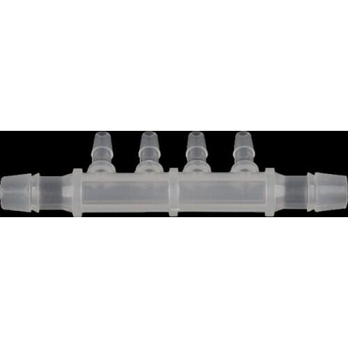 5pcs 8*4mm Six Way Connectors Air Pump Hose Aquarium Fittings Fish Tank Joints High Quality PP Pagoda Adapters