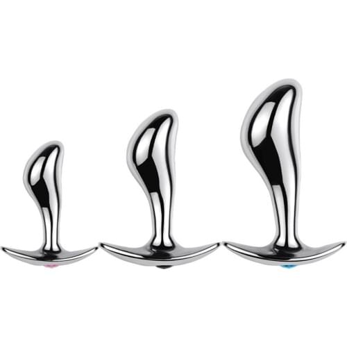 Stainless Steel Prostate Massage Butt Plug Anus Stimulator Sex Toys for Men Women Gay Metal Anal Plugs Erotic Adult Sex Products