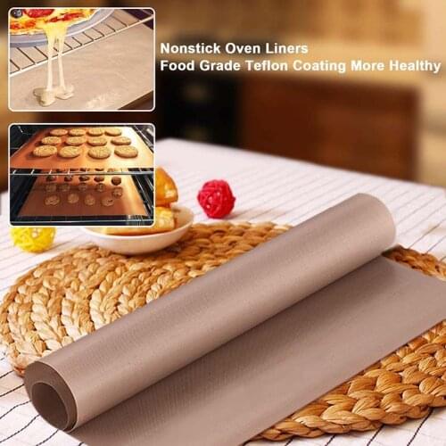 1PC Baking Cloth Non-stick Reusable Heat Resistant Baking Mats Macaron Eclair Bread Picnic Cooking Barbecue Pastry Tools 2 Sizes