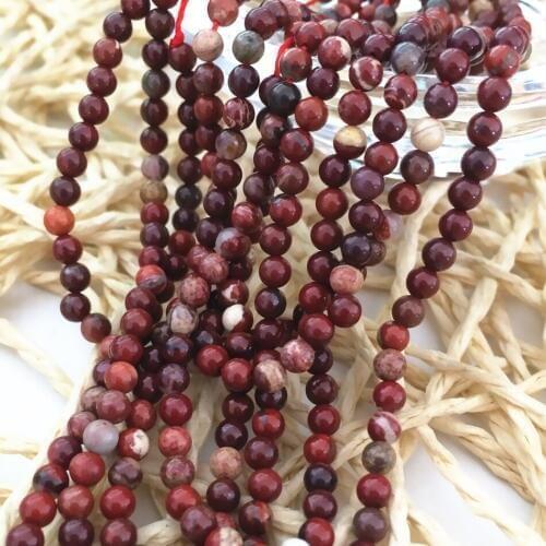 Natural mookaite stone japsper 2mm 3mm round loose spacers beads new fashion women jewelry making 15inch B390