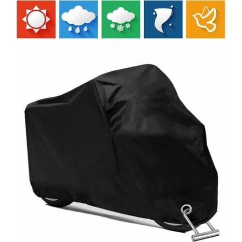 Hot M-4XL Motorcycle Cover Uv Protector All Season Universal Bike Motor Cloth Lock Waterproof Rain Dustproof Motor Scooter Cover