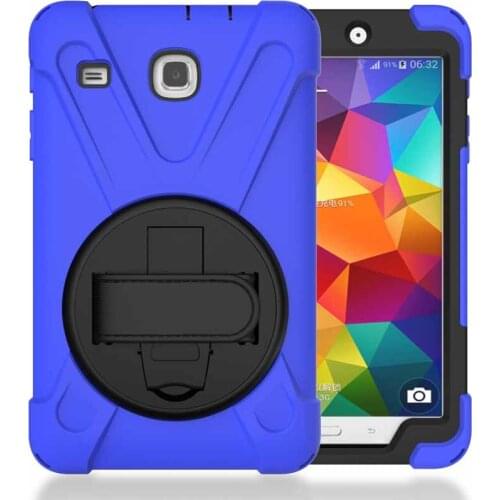 Case For Samsung Galaxy Tab E 8.0 SM-T377 SM-T378 T377V 8 incH Heavy Duty Rugged Protection Cover with Neck Strap
