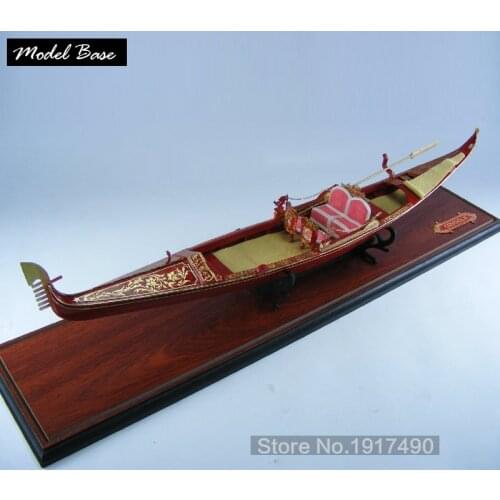 Wooden Ship Models Kits 3d Laser Cut Scale 1/20 Wedding Gondola Venice Wendy No. Romantic Boat Gondola Wood Ships Model Assemble
