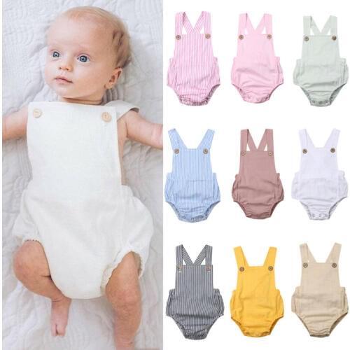 PUDCOCO NewbornToddler Baby Girl Boy Romper Jumpsuit Sunsuit Clothes Lots 0-3Y