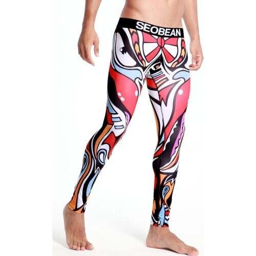 Men 's Thermal Running Tights Compression Training Pants Cycling Base Layers Sports Trousers Workout Leggings Yoga Gym Clothes