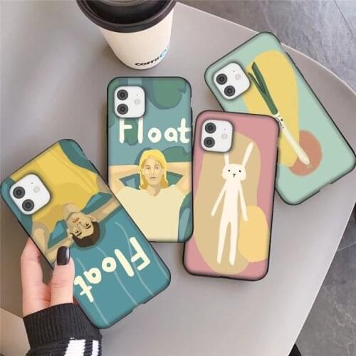 Lovebay Soft TPU Case For iPhone 12 11 Pro Max XS Max XR X 6 6S 7 8 Plus 12 Mini SE 2020 Fashion Art Abstract Pattern Back Cover