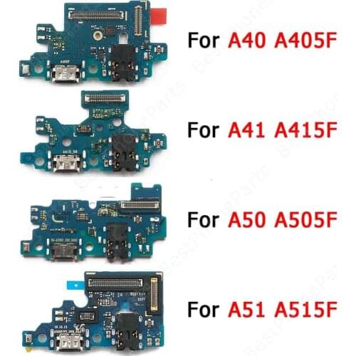 Original Charge Board For Samsung Galaxy A50 A51 A40 A41 Charging Port Flex Usb Connector Plate Socket Pcb Dock Spare Parts