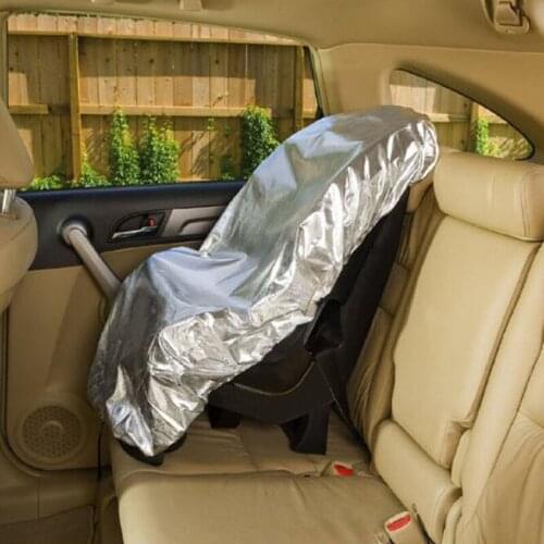 Silver Aluminium Film 110*75 Cm Baby Kids Car Safety Seats Sun Shade Sunshade UV Rays Protector Cover Reflector