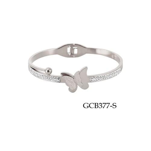 Silver Red Rope Bangle Bracelet Fashion Women Jewelry Gift Chain GCB377