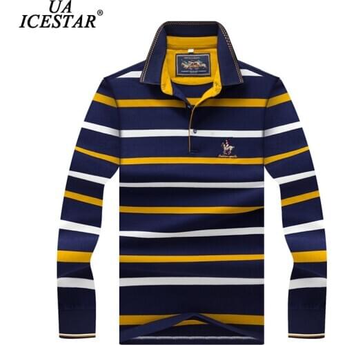 UAICESTAR Long Sleeve Polos For Men
