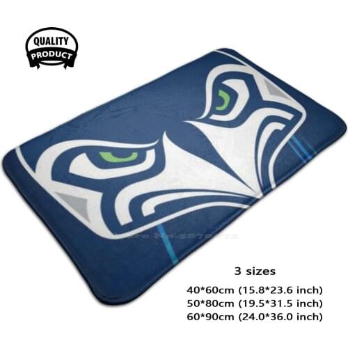 Seahawks Comfortable Door Mat Rug Carpet Foot Pad Seahawks Football