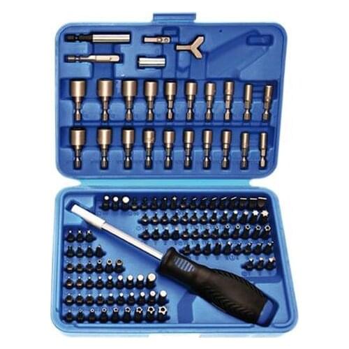 Universal Bits Set 122 Piece All-in-One Inclusive Set with Bits Screwdriver German Brand Delivered in High Quality Robust Bits
