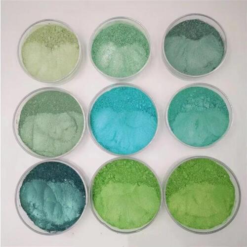Healthy Natural Green Mineral Mica Powder DIY For Soap Dye Soap Colorant makeup Eyeshadow Soap Powder Skin Care Nail Dec Resin