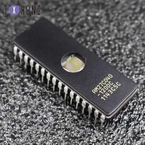 1PCS AM27C040-120DC 32PINS 27C040 UV EPROM 4M DIP32 GOOD QUALITY diy electronics