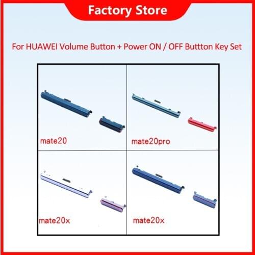 1PCS For HUAWEI Mate20 Mate 20 pro huawei Mate 20X SIde Volume Button + Power ON / OFF Buttton Key Set Replacement Part