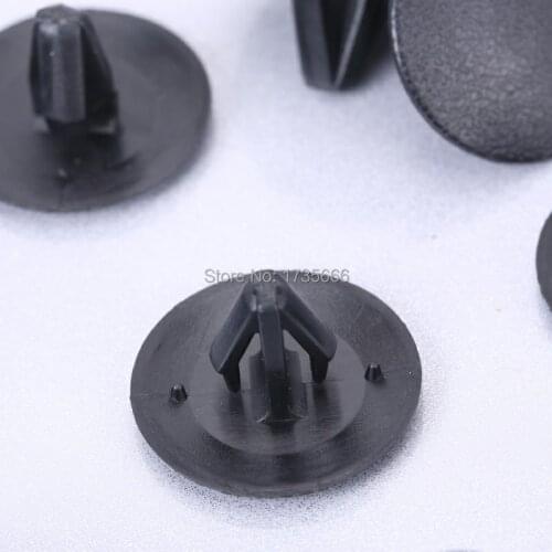 100pcs Hood Insulation Clip Plastic Retainer 26mm Head 81126-37010 Fits For Hyundai Elantra Sonata For Kia Optima Sedan 4-Door