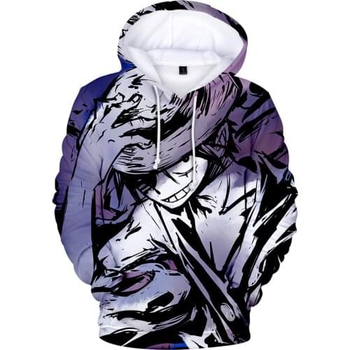 2020 One piece Hoodies 3D Print coats Sweatshirts Harajuku Long Sleeve Clothes 2020 One piece hoodies Cool C Peculiar All-match