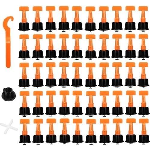 50pc Level Wedges Tile Spacers For Flooring Wall Tile Spacer Carrelage Tile Leveling System Leveler Locator Spacers Plier