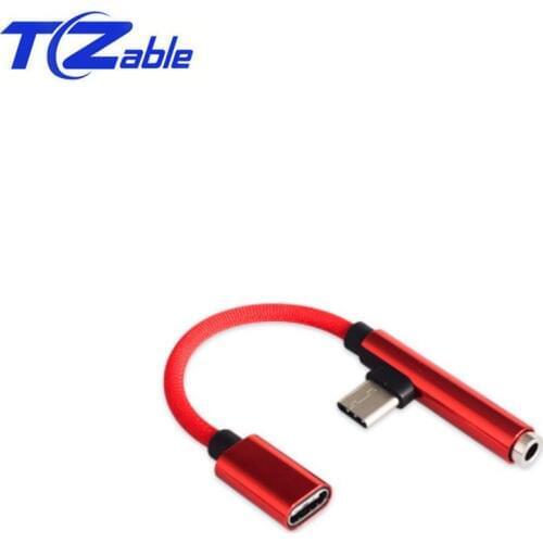 Type-C To 3.5MM Audio Cable Auxiliary Connector Headphone Jack Adapter Audio Converter For Headphone Jack LeTV Charging