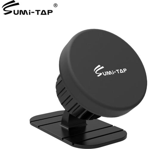 Sumi-tap Car Phone Holder Magnet 17mm Ball Head Suction Stand 360 Universal Bracket for iPhone Xiaomi Magnetic Car Phone Holders