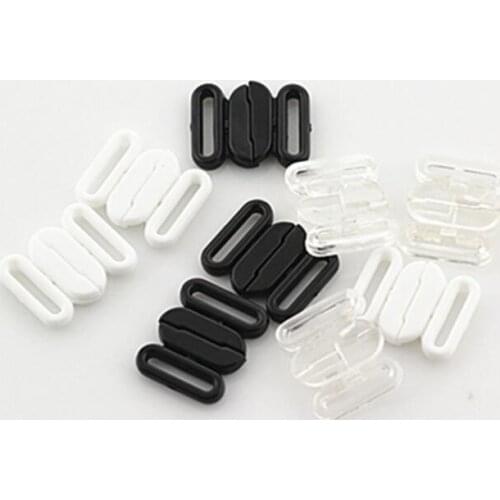 Free shipping 60 sets / lot Plastic Bikini Bra Clip Swimwear Clickers bikini connectors 1/2"