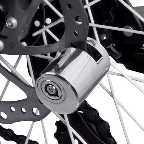 Motorcycle Scooter Disc Brake Lock Motor Bicycle Anti-theft Wheel Disc Brake Lock Waterproof Security Alarm Protection