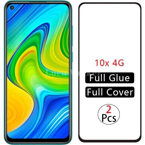 Case on redmi 10x 4g cover tempered glass screen protector for xiaomi Xiaomi readmi 10 x x10 6.53 protective phone coque global