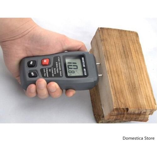 MT10 Wood Moisture Tester Wood Hygrometer Digital Meter Wooden Humidity Tester Hygrometer Timber Damp Detector Large LCD Display