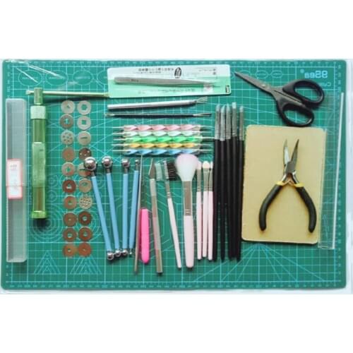 DIY Ceramic Clay Tool Kit Professional Soft Pottery Sculpting Ceramic Colorful Quality Sculpey Polymer Non-toxic Environmental
